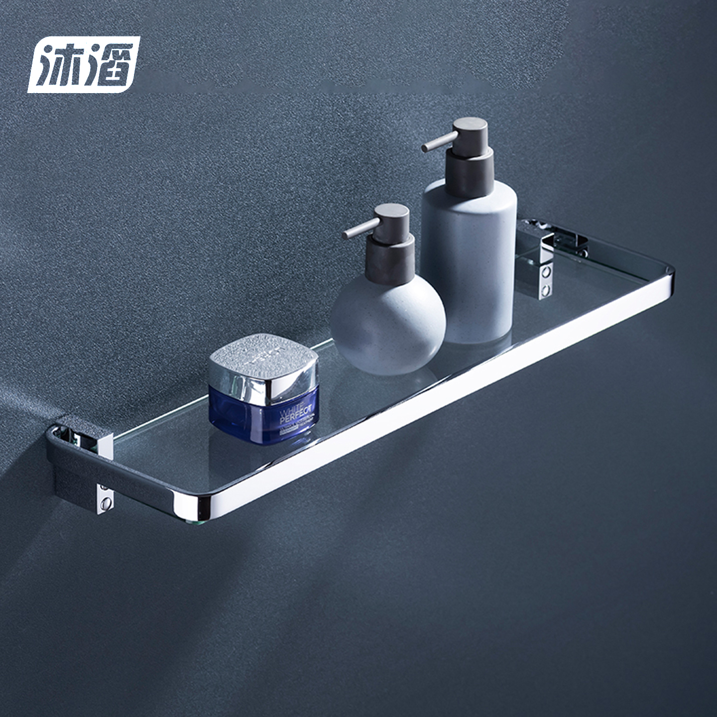 沐滔MUTA全铜卫生间置物架