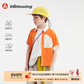 薄款 inknowing儿童速干短袖 外套 新款 男女童休闲衬衫 衬衫 26年夏季