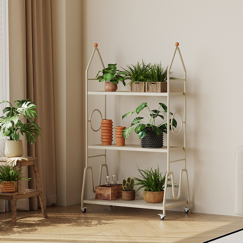 耶特客厅落地式多层室内花盆架子图片
