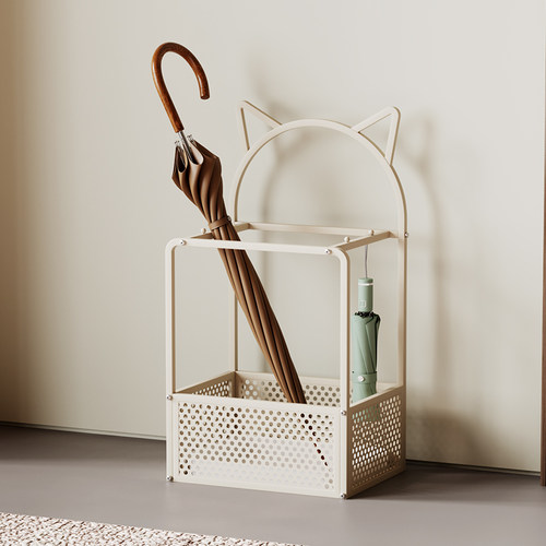 耶特雨伞存放架奶油风入户挂伞桶