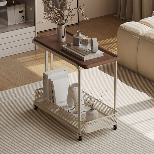 耶特小户型移动沙发边几不占空间