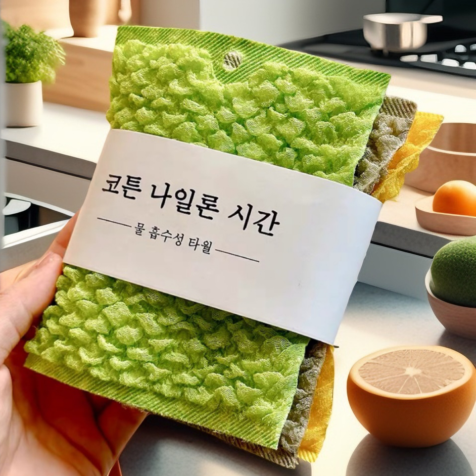 月光抹布魔力擦不沾油洗碗布