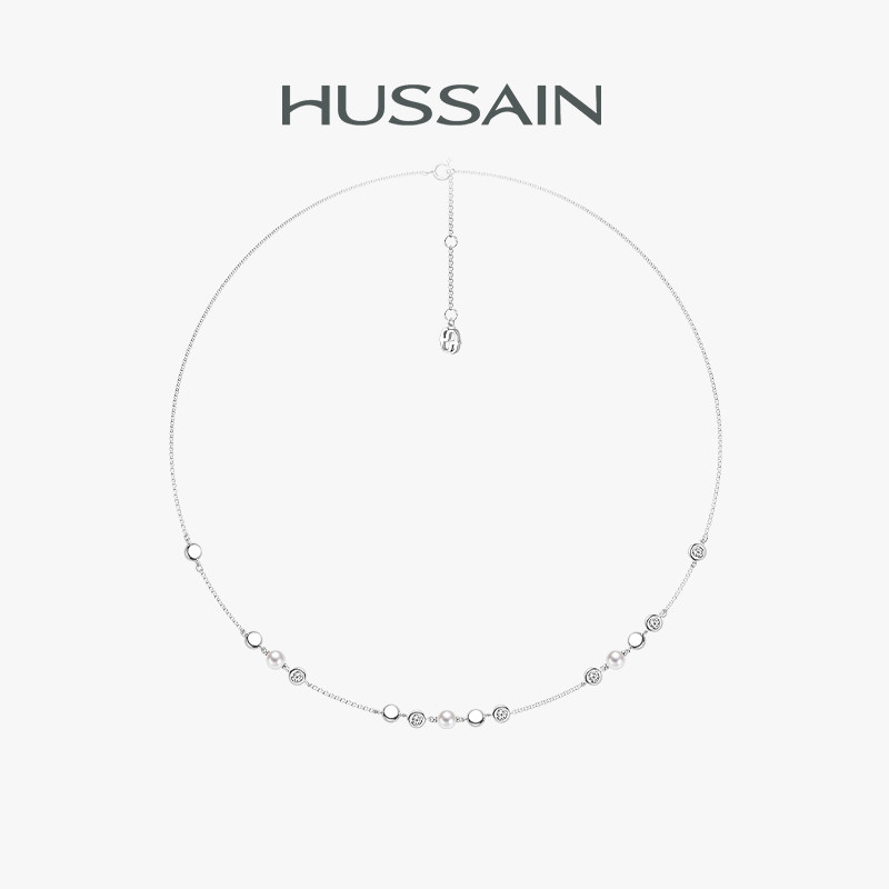 HUSSAIN间奏日常珍珠项链图片