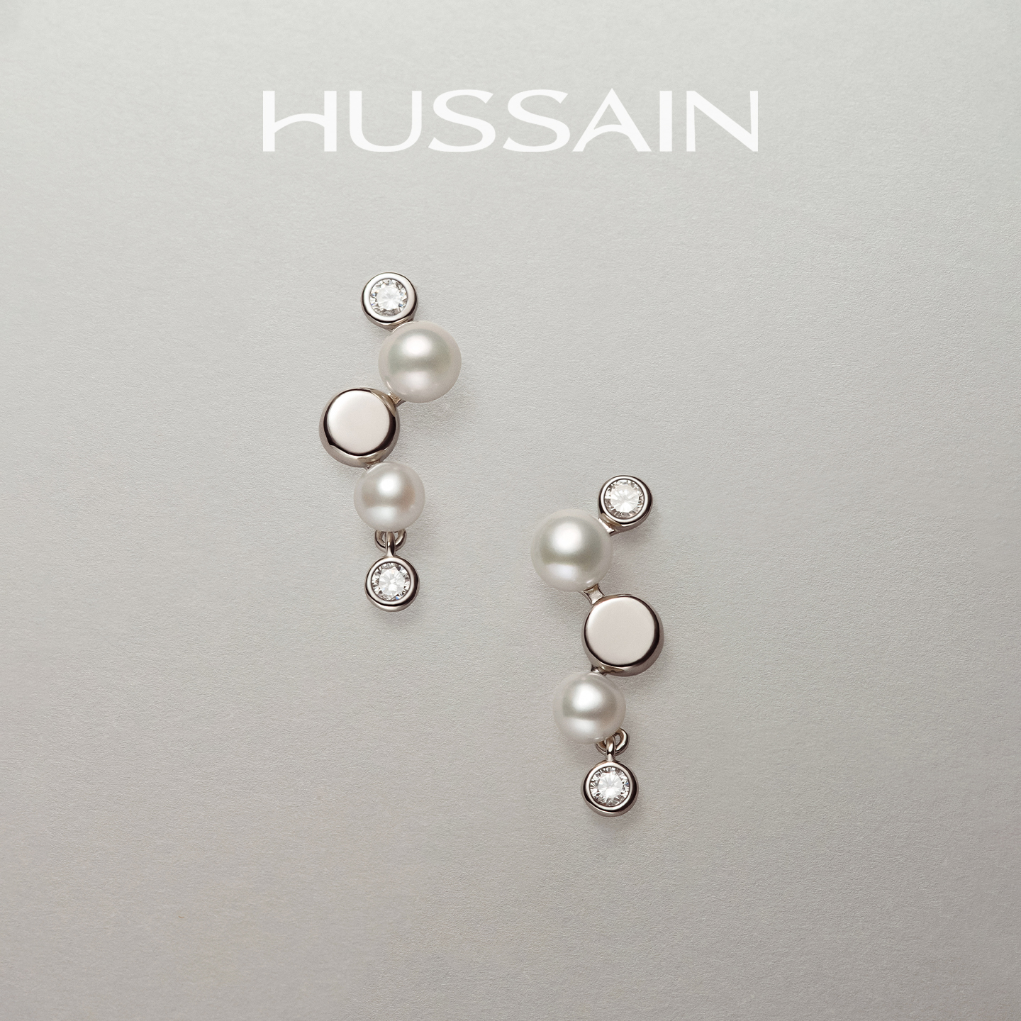 天然淡水珍珠耳钉超精致