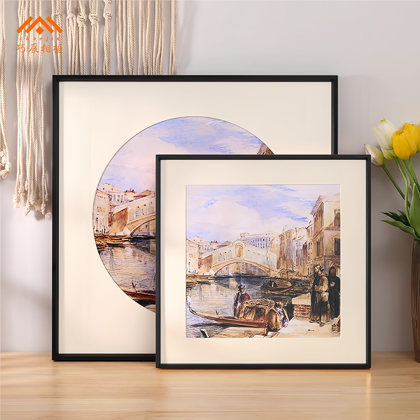 巧辰正方形相框定制画框装裱挂墙