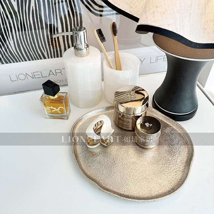 如是收纳托盘哑银金属高奢茶盘零食盘客厅卧室茶室收纳礼物,收纳整理,收纳盘,淘宝优惠券,粉丝福利购,淘宝优惠卷