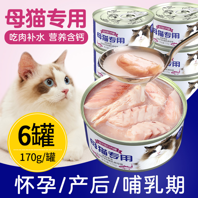母猫专用罐头奶水充足胎儿发育