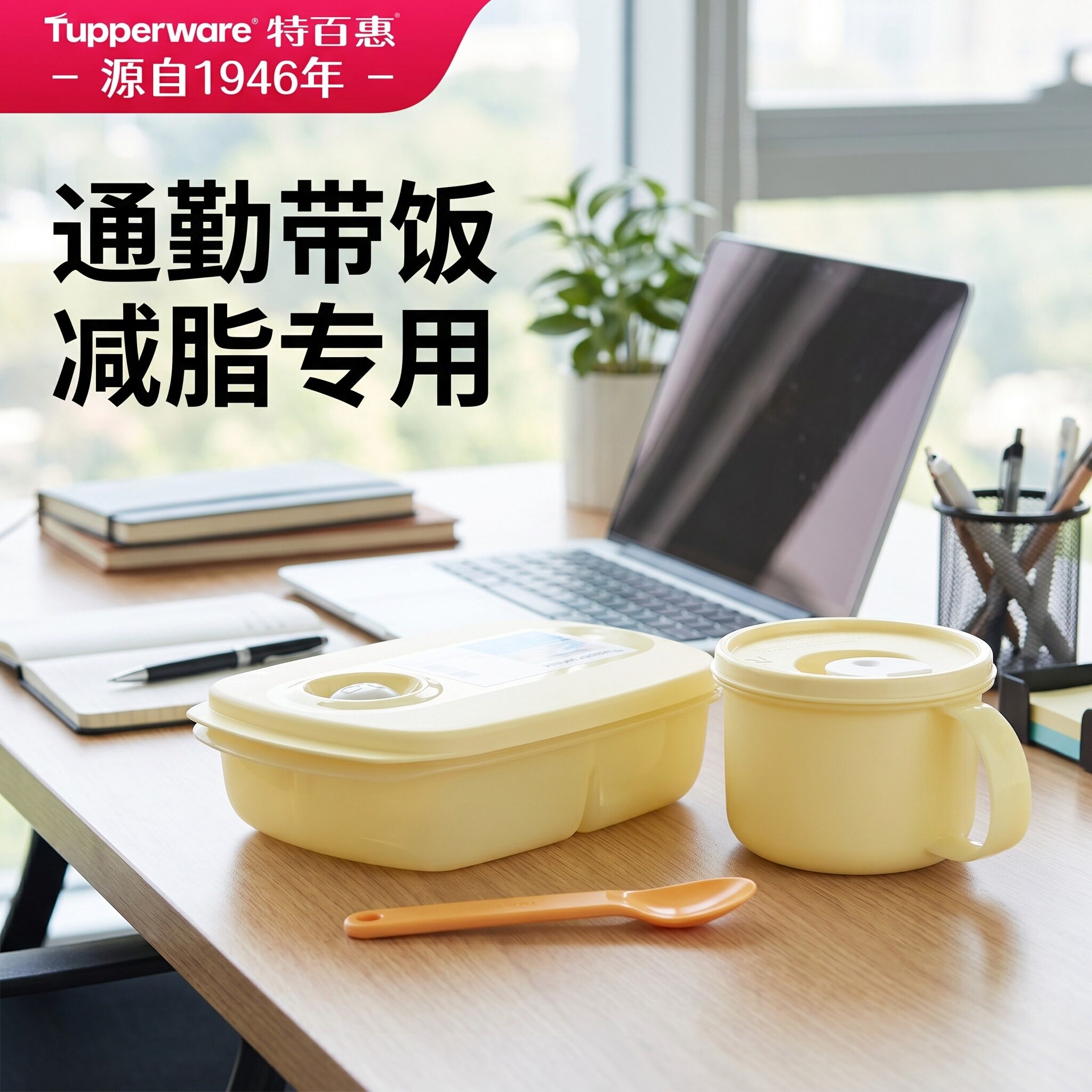 特百惠思丽康可微波学生午餐饭盒