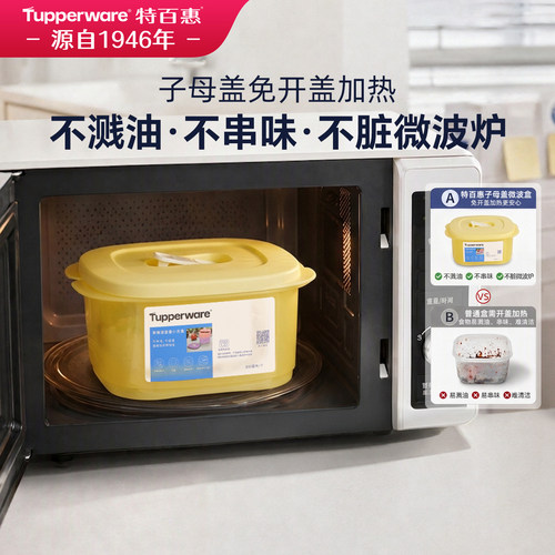 特百惠餐盒密封饭盒上班族可微波