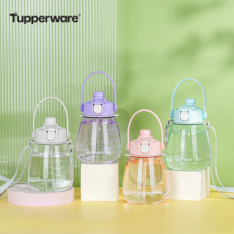 大肚水壶带刻度防摔夏天