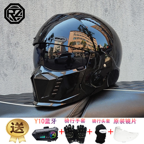 Orz蓝牙复古全盔蝎子新国标3C