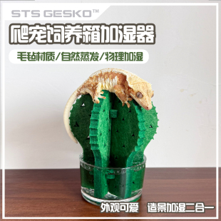 爬宠饲养箱加湿器仙人掌物理加湿自然蒸发蜥蜴睫角守宫陆龟蜥蜴蛇