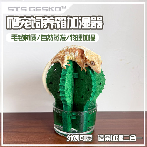 爬宠饲养箱加湿器仙人掌物理加湿自然蒸发蜥蜴睫角守宫陆龟蜥蜴蛇