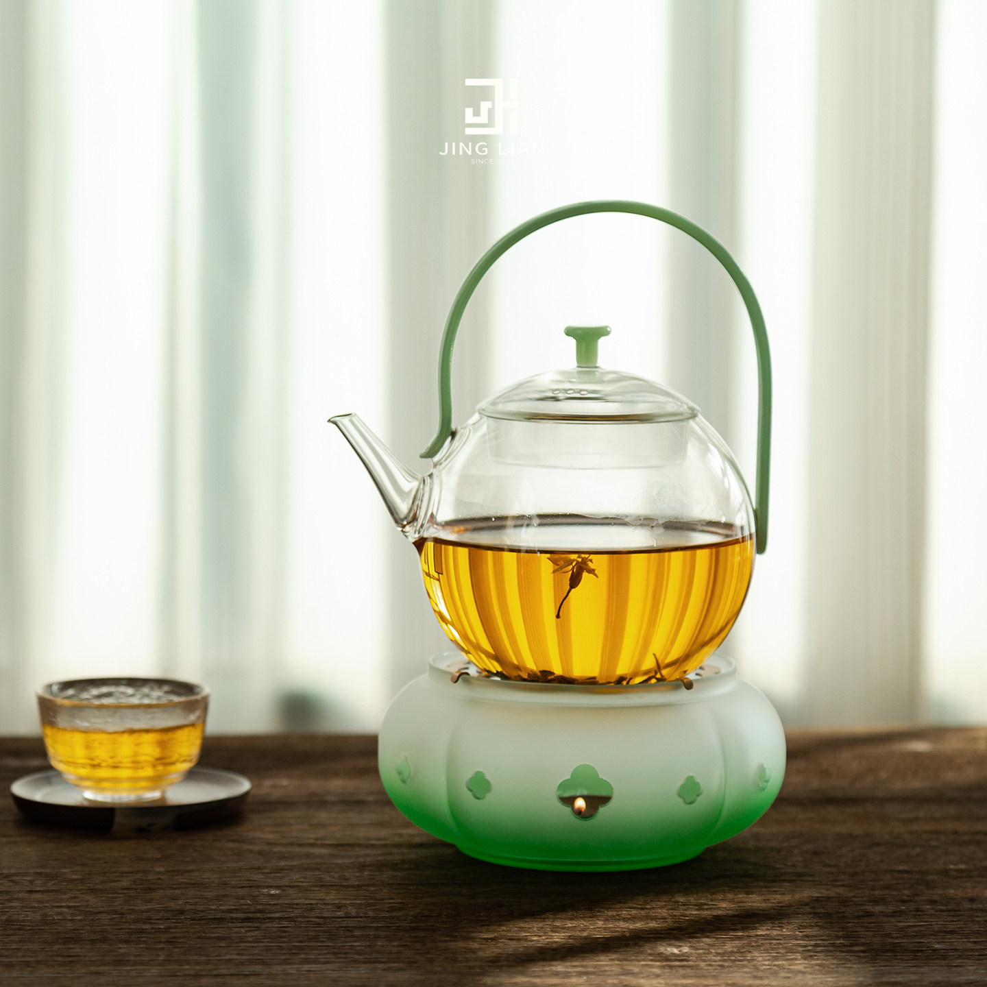 敬廉新中式玻璃煮茶炉蜡烛保温家用全玻璃茶壶套装围炉煮茶养生壶,餐饮具,煮茶炉,淘宝优惠券,粉丝福利购,淘宝优惠卷