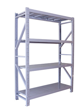 极速i高180h白色轻型金属置物货架家用仓库地下室多层多功能组合