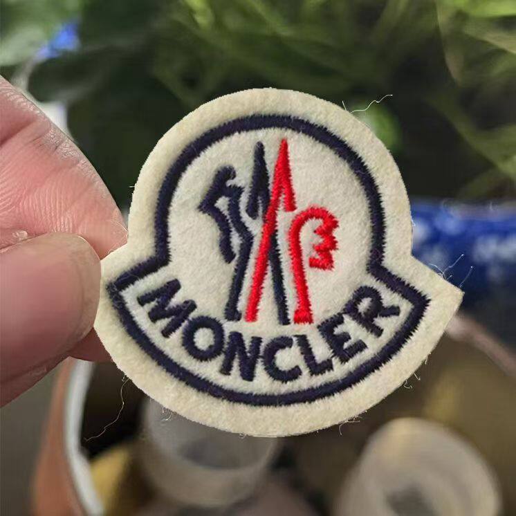 蒙口补丁贴logo标志魔术贴羽绒服标衣服贴卫衣帽子装饰标贴商标