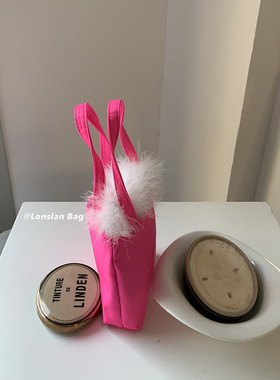 Lonslan BAG 2022 夏季亮色系 人手一个 尼龙布有趣暗扣手提包包