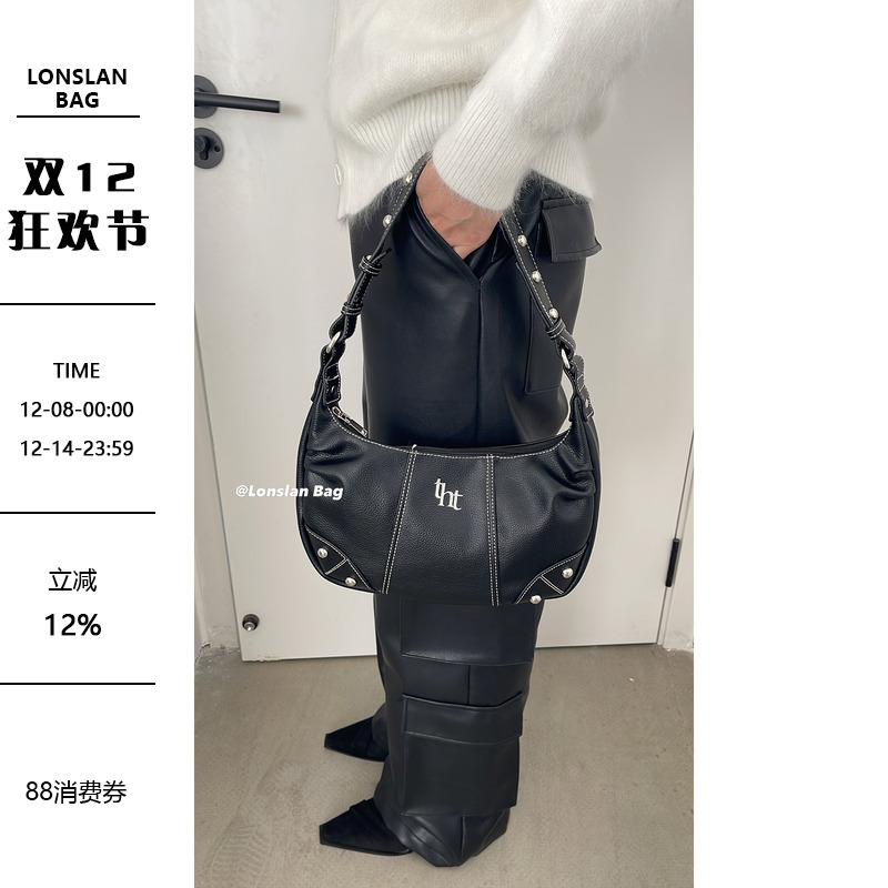 LonslanBag秋冬新款甜酷腋下包