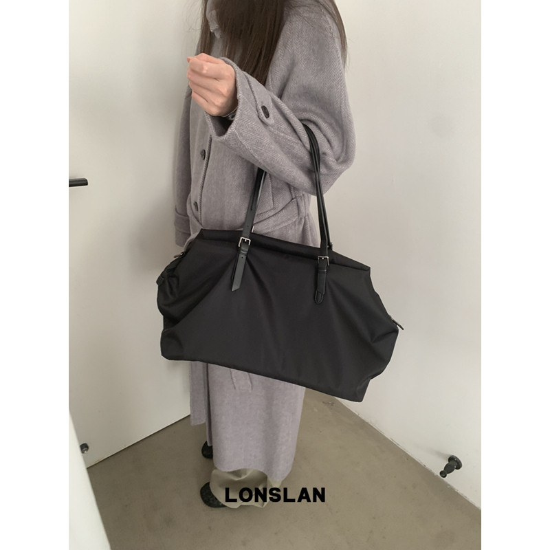 Lonslan BAG 2025 NEW  超大容量尼龙面料多口袋简约百搭单肩包,箱包皮具/热销女包/男包,通用款女包,淘宝优惠券,粉丝福利购,淘宝优惠卷