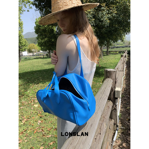 Lonslan Bag 2026新款ins软皮高级感波士顿包包大容量腋下包