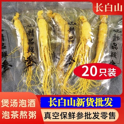 长白山保鲜参泡酒煲汤火锅餐饮