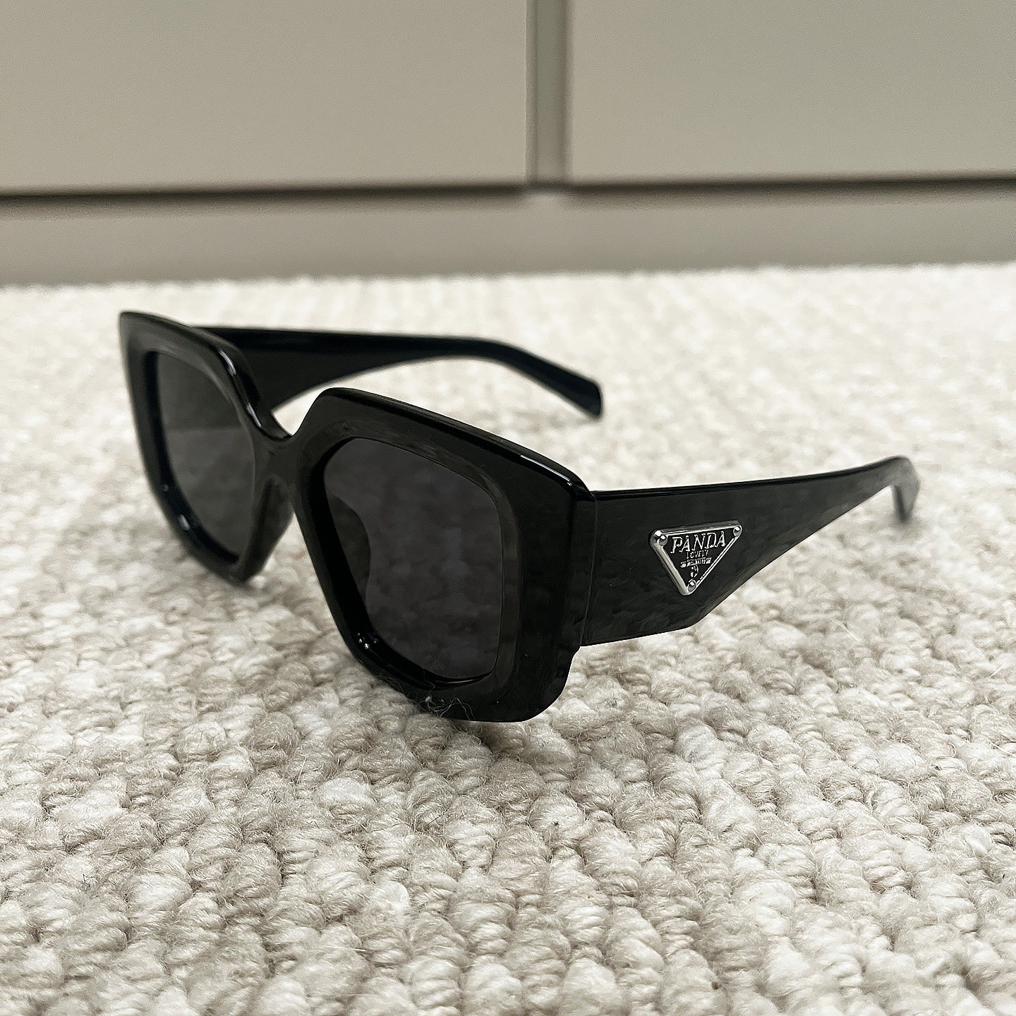 欧洲站复古大框飞行员墨镜时髦简约百搭显脸小方圆脸太阳眼镜女潮