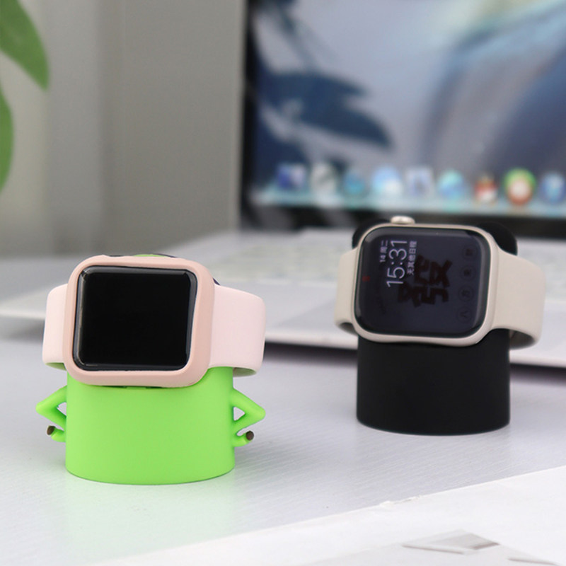 iwatch手表充电支架硅胶可爱