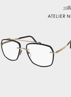 新年奢礼Silhouette诗乐眼镜架23K镀金双梁镜框金耀L001