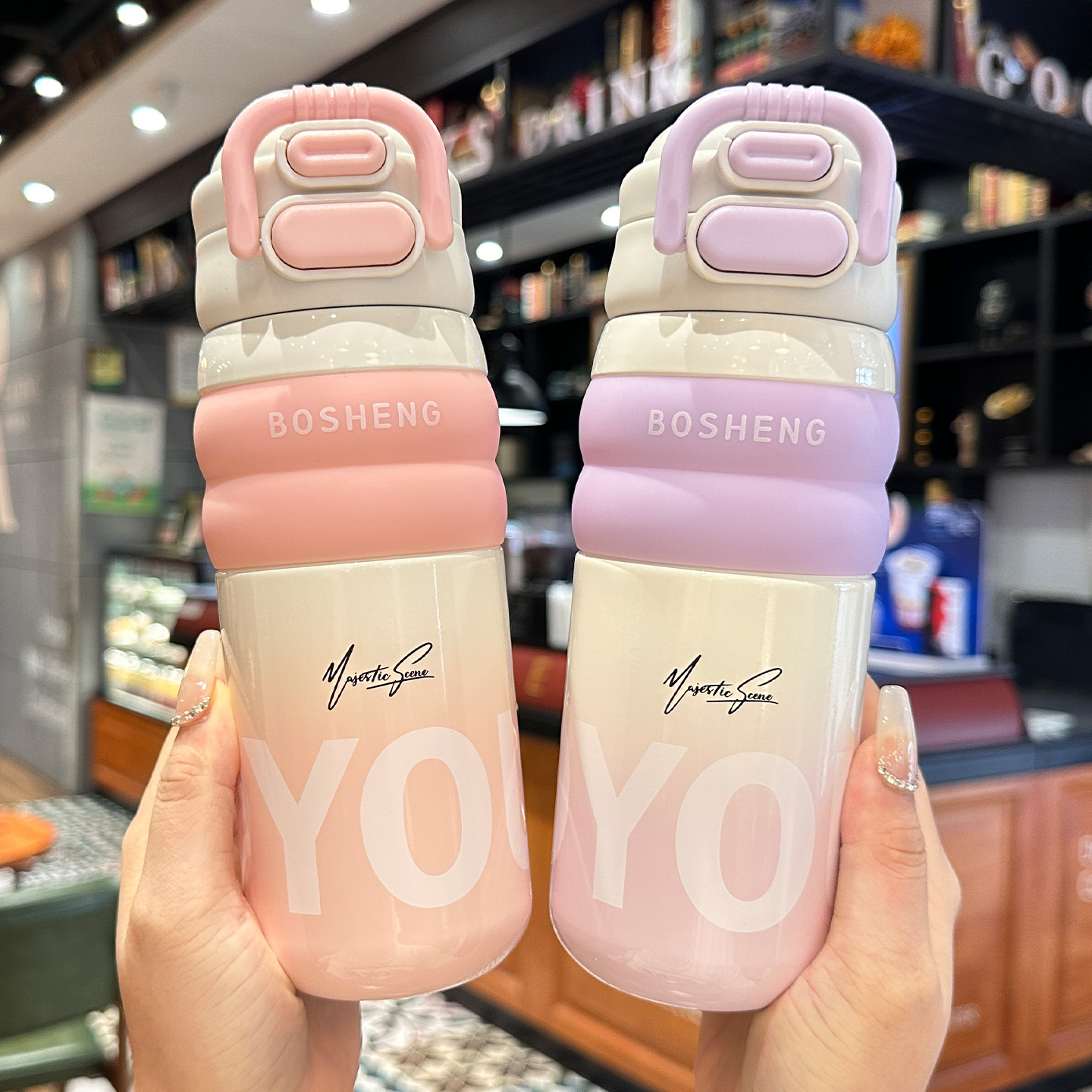 儿童保温杯学生上学专用吸管杯子