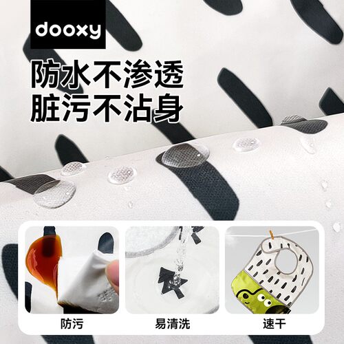 dooxy宝宝吃饭围兜婴儿防水放脏围嘴辅食饭兜口水围兜口水巾超薄