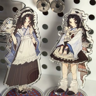 鬼灭之刃周边日黑女仆装系列亚克力立牌继国缘一继国严胜桌面摆件