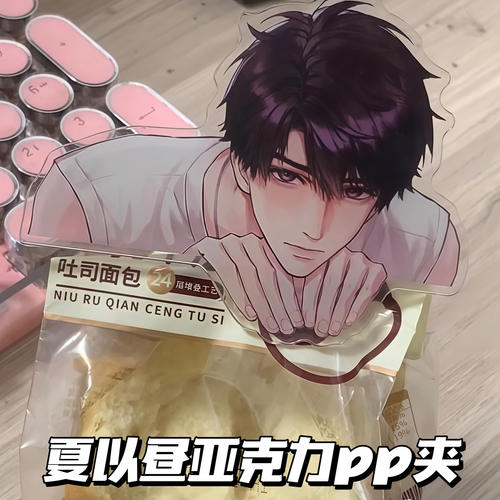 夏以昼同人周边亚克力pp夹封口夹