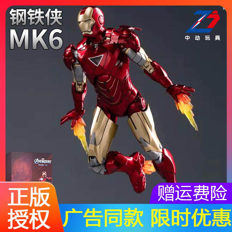 中动漫威钢铁侠mk6马克6