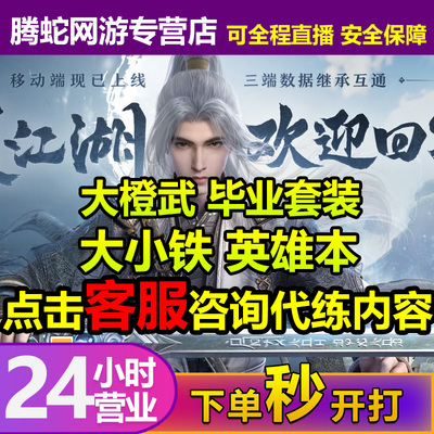 剑三剑网3代练代肝日常无界套装备竞技场JJC大小铁橙武英雄本副本
