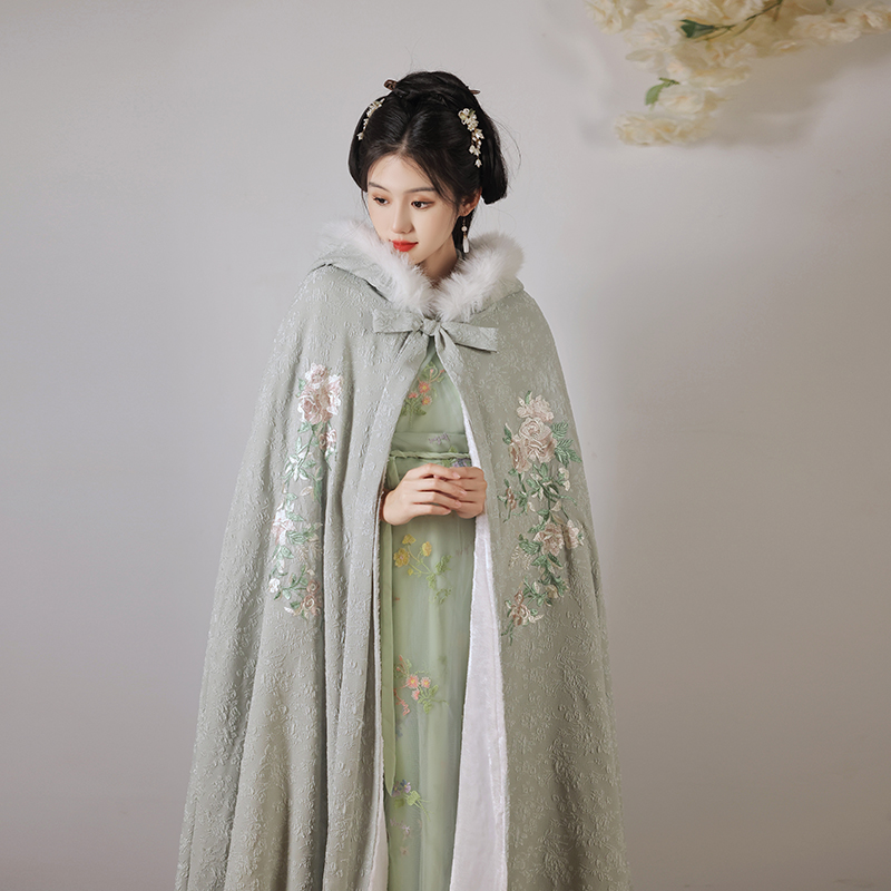 荟夫人冬季保暖汉服披肩