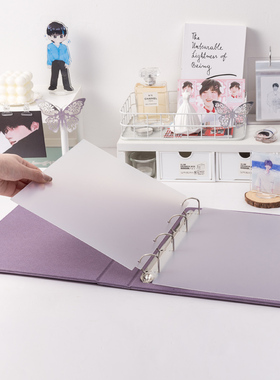 追星收纳卡册挡板两张还包邮 A5  A4九宫格 四宫格 拍立得隔板