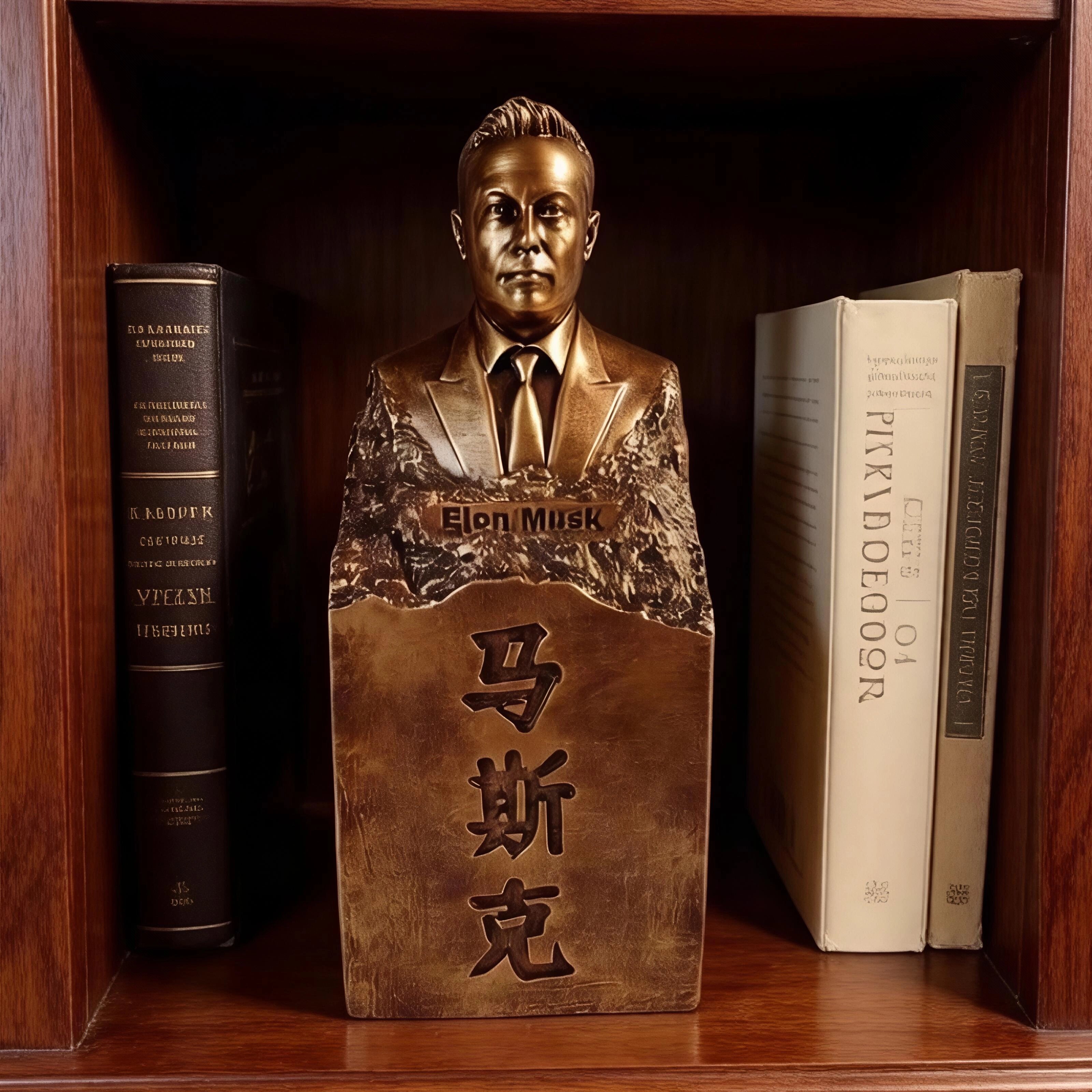 家居书房办公室装饰工艺世界名人物雕塑头像手办书架桌面书挡摆件