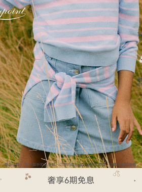 【Bonpoint x Guest In Residence联名】2025秋冬女大童半身裙