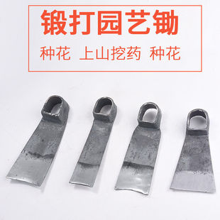 老式锰钢长柄锄头农用除草挖地开山多功能全钢锄头户外开荒工具