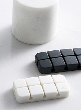 韩国SYSMAX CABLE CHECK系列桌面理线器数据线梳理固定收纳存放工具办公充电线耳机线分类整理桌面辅助工具