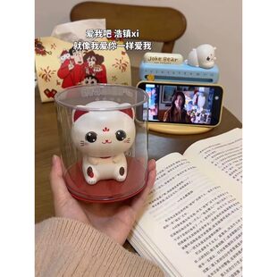 爱情怎么翻译高允真同款招财猫摆件女主点头小猫玩偶爱情怎么解释