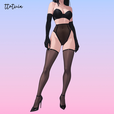 冲向次元®原创高腰高叉性感内裤