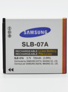 适用于三星 SLB-07A 07A电池 PL150 ST500 ST550 ST600 ST45 ST50