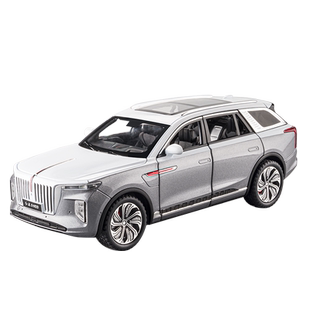 1:24红旗E-HS9越野车SUV合金仿真汽车模型红旗EHS9车模摆件礼物男