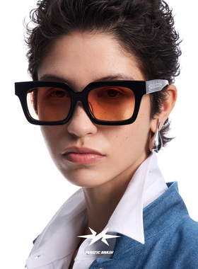 【于文文/卓沅同款】PLASTIC BRAIN显脸小大方框墨镜高级感太阳镜