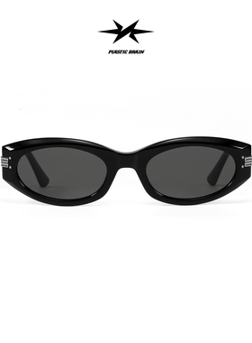PLASTICBRAIN塑料脑袋2024新款猫眼太阳镜辣妹女防紫外线偏光墨镜