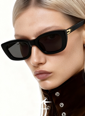 PLASTIC BRAIN韩版墨镜女简约级感板材ins辣妹防紫外线太阳眼镜