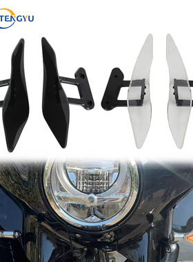 适用宝马R18B R18TC游侠改装侧翼小挡风可调节挡风板 21-26年