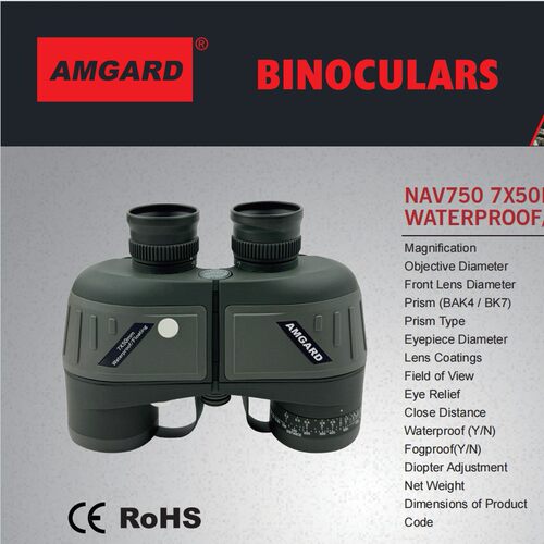 宇天科技AMGARD品牌NAV750 7X50IF 带刻度款船用impa370345