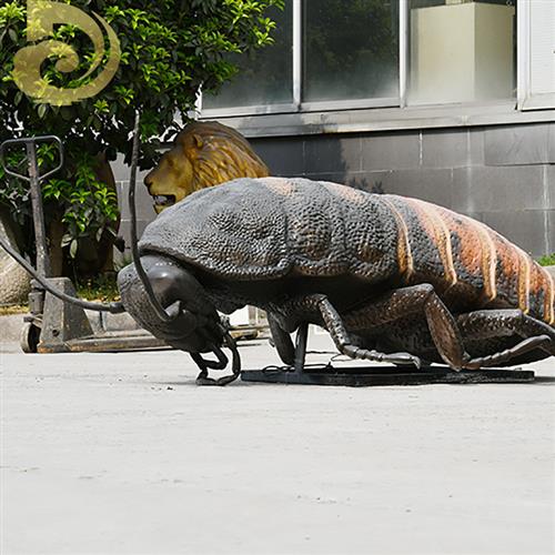 景区大型仿真蟑螂商业户外公园科技博物馆标本昆虫展览模型雕塑